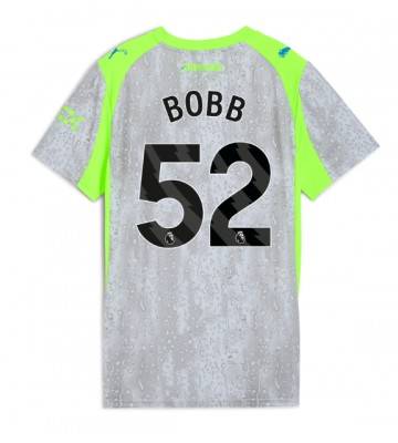 Manchester City Oscar Bobb #52 Terza Maglia Femmina 2025-26 Manica Corta